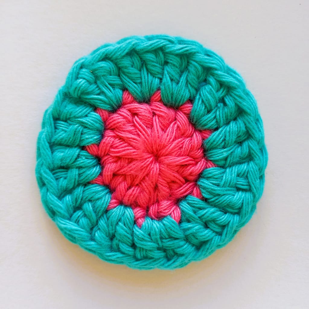 round 2 of the crocher coaster