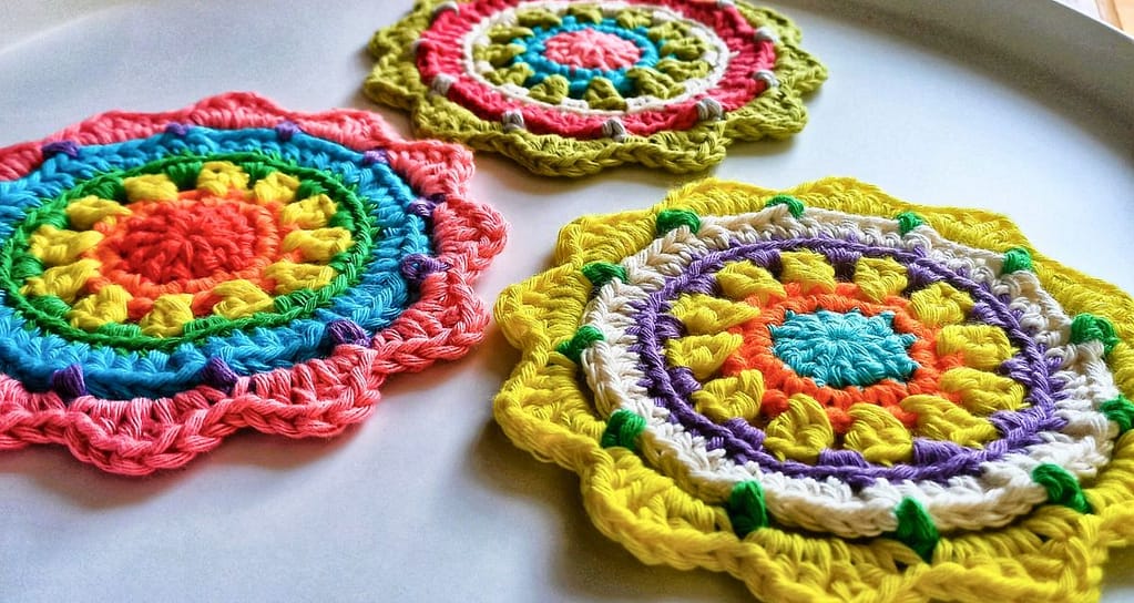 Free Crochet Coaster Pattern - Faraway - Best Crochet Life